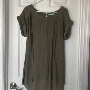 Maurices tunic in olive green
